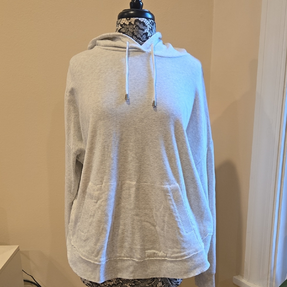 The Normal Brand Light Gray Hoodie Heathered | Size M